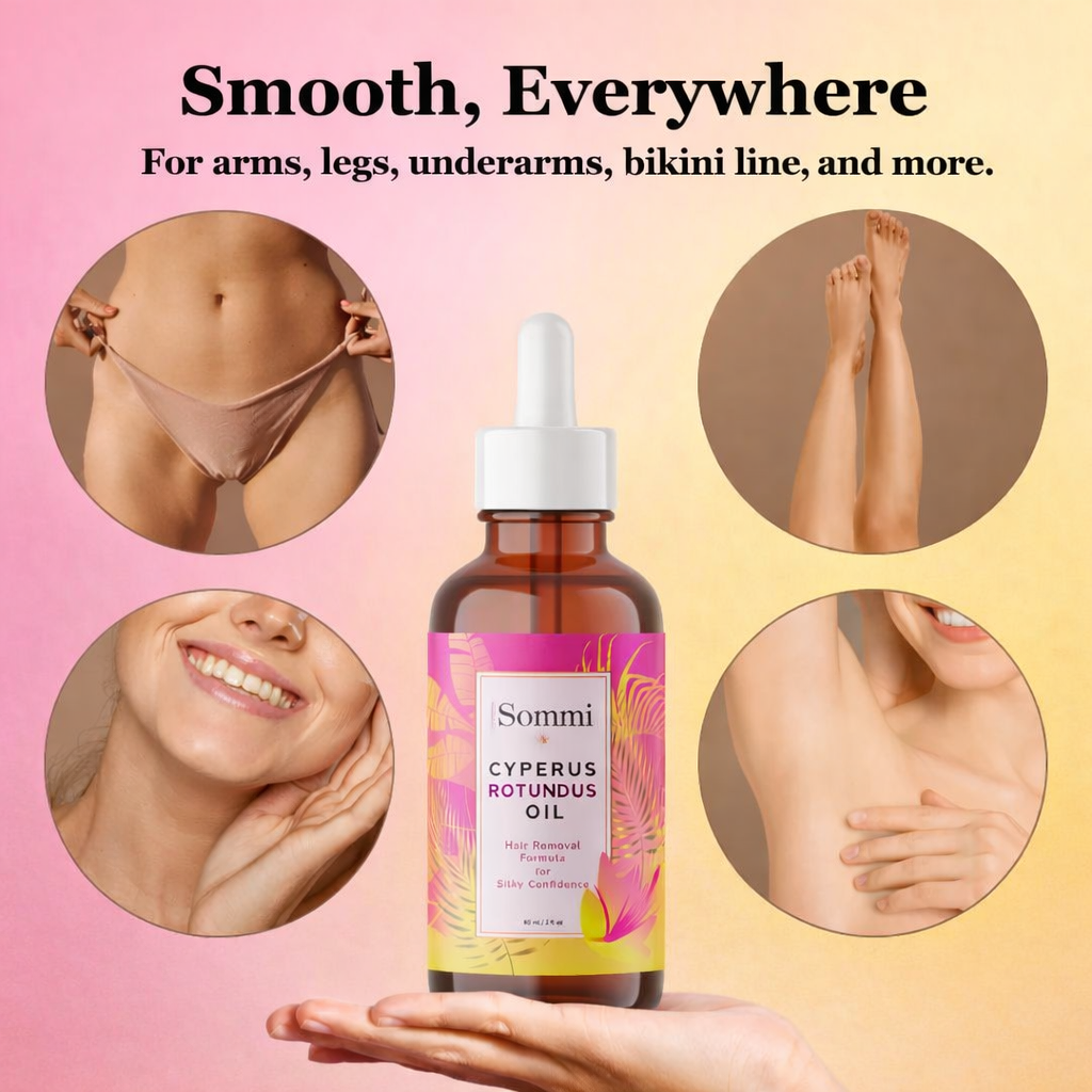 Cyperus Rotundus Oil To Reduce Hair Growth